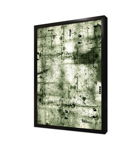 Modern Soyut Tasarım Çerçeveli Mdf Tablo