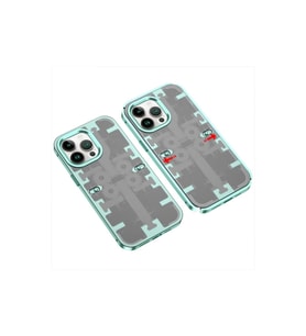 İphone 13 Pro Kılıf Mekanik Bumper Kapak - Yeşil