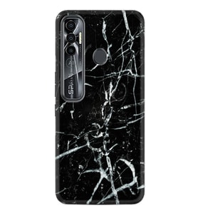 Tecno Spark 6 6 Go 8C 8 Pro 7 7 Spark 9 Pro Kılıf Desemli Silikon Black Marble 3 1382