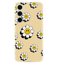 Samsung Galaxy S24 FE Kılıf Boutique Baskılı Resimli Sarı Papatya Pcode -042