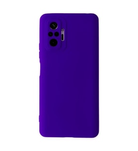 Xiaomi Redmi Note 10 Pro Kılıf Nano İçi Kadife Silikon - Mor