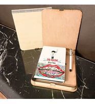 Diş Hekimi Ahşap Kutulu Defter Kalem Set 001