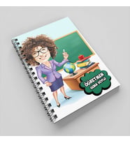 Sevgili Öğretmenim Karikatürlü Defter