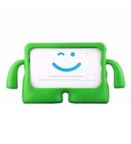 Samsung Galaxy X-200 Tab A8 10.5" İnç (2021) Uyumlu Kılıf Case, Tutma Kollu ve Standlı Yumuşak Dokulu Ultra Koruyucu Çocuk Tablet Silikon Kılıf (Yeşil)