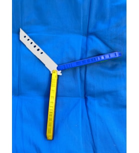 Riva Self Kelebek Antrenman İçin Keskin Olmayan Oyuncak - 3D PLA Plastik Stres Kelebeği Balisong