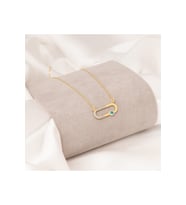 MİNELİ DOĞUM TAŞLI ATAÇ KOLYE (Gold)