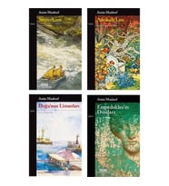 Amin Maalouf 4 Kitap Set - Semerkant - Afrikalı Leo - Doğu'nun Limanları - Empedokles'in Dostları