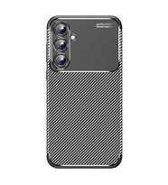 Samsung Galaxy A15 4g Kılıf Auto Focus Karbon Kapak - Siyah
