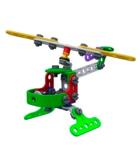 77 Parça Tak-Sök Helikopter Block Yapı Seti - Build Technic Set -