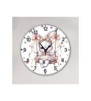 bilge Tasarım Çocuk Odası Duvar Saati 30 x 30 CM (Karışık)