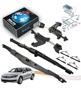 Volkswagen VW Passat B7 (362, 365) 2010-2024 5M0877481A 4b0877165, 8D5877151A İçin Sunroof Tamir Set