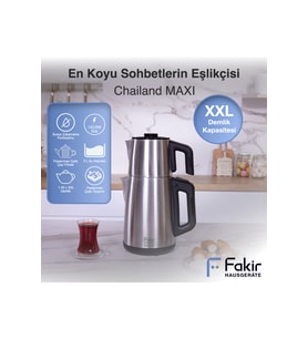 Fakir Chailand Maxi XXL Çay Makinesi Inox (Gri)