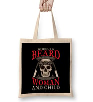 Without a Beard You're The Same As Everyone Else Bez Çanta Uzun Saplı