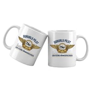 Kişiye Özel Pilot Meslek Kupası – İsim Yazılı Pilot Temalı Kupa Bardak Pilot Hediyesi (Beyaz)