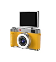 Retro Dijital Fotoğraf Makinesi 2K Video 40MP 2,4 İnç Flip Ekranlı LED Işıklı Selfie Vlog Kamerası