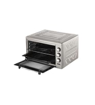 AKEL AF381L TAVUK ÇEVİRMELİ & LAMBALI  38 LİTRE MİDİ FIRIN (Gri)