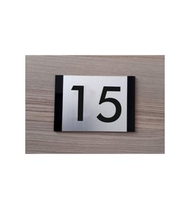 Dekoratif Apartman Kapı Numarası Pleksi-15