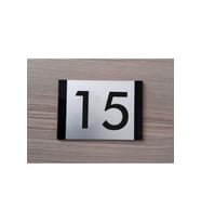 Dekoratif Apartman Kapı Numarası Pleksi-15