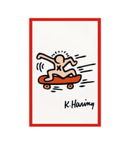 Keith Haring – Pop Art Hediye Kartı/ Postcard  10x15 Cm Street Art – United Love (Siyah-Beyaz-Kırmızı-Mavi-Haki)