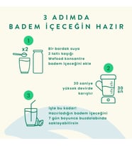 Organik Badem Sütü Konsantresi 240 Gr