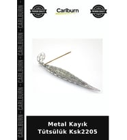 Özel Üretim Dekoratif Ev Aksesuarı Tütsü Yakıcı Metal Kayık Tütsülük