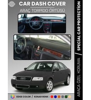 AUDI A6 (1997-2004) Torpido Örtüsü Ön Göğüs Koruma Torpido Koruma Araca Özel Kaymaz Kolay Montaj