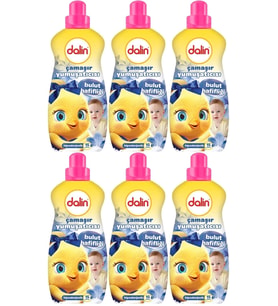 Dalin Çamaşır Yumuşatıcı 1500ML Bulut Hafifliği (Hipoalerjenik) (6 Lı Set)