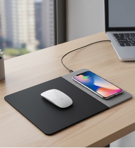 Wireless Şarj Mouse Pad