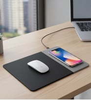 Wireless Şarj Mouse Pad