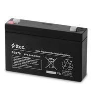 Ttec 6V 7Ah Bakımsız Kuru Akü