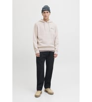 Erkek Jack & Jones JJYUKI Front Sweat Hood – Kapüşonlu, Yumuşak Kumaş, Rahat Kesim, Günlük Kullanıma Uygun Sweatshirt (Bej)