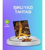 Çocuklar Ve Yetişkinler İçin Usb Led Işıklı Çizim Panosu