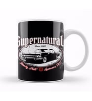 Supernatural Family Auto Kupa Bardak Porselen