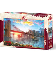 Art Puzzle New York'ta Günbatımı 1000 Parça Puzzle 5185