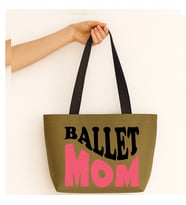 Ballet Mom Tasarım Mat Saten Çanta (Haki)
