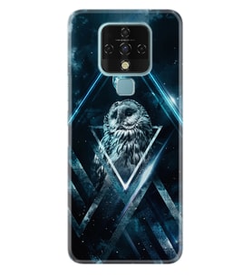 Tecno Camon 16 18P Pova Pova 3 Pova Neo Kılıf Desemli Silikon Old Owl 1649