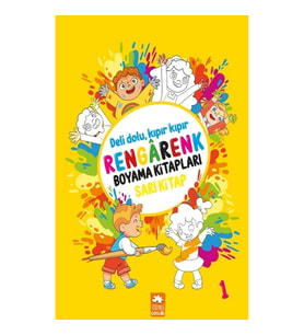 Rengarenk Boyama Kitapları - Sarı Kitap