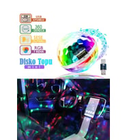 Sese Duyarlı Usb Rgb Ledli Disco Topu Disko Topu 5w
