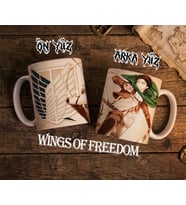 WİNGS OF FREEDOM TEMALI KUPA