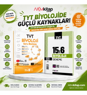 Biyotik TYT Biyoloji Soru Bankası ve Marka Deneme Seti 2 Kitap