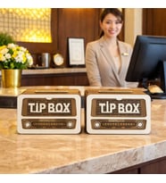 Tip Box Bahşiş Kutusu Kumbara 2 Adet Kumbara