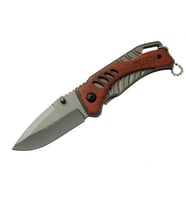Buck X61 Ahşap Çakı 15,5 cm Manuel, Kemerlikli