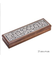 ÇİÇEK DESENLİ AHŞAP TESBİH KUTUSU