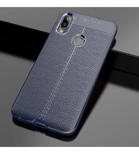 Samsung Galaxy A10S Kılıf Esnek Pu-Deri Leather-Pu Serisi Protected Case (Lacivert)