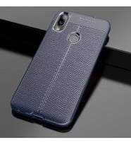 Samsung Galaxy A10S Kılıf Esnek Pu-Deri Leather-Pu Serisi Protected Case (Lacivert)