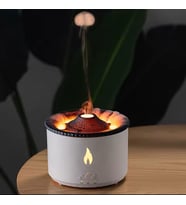Volkanik Hava Nemlendirici Aroma Difüzörü 350ML 2 Renk Led Işık 2 Buhar Modlu Buhar Makinesi