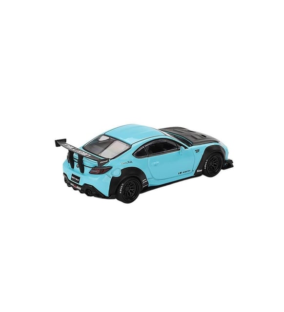 Mini Gt BL 873 - Toyota GR86 LB*Nation LIBERTY WALK Baby Blue 1/64