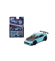Mini Gt BL 873 - Toyota GR86 LB*Nation LIBERTY WALK Baby Blue 1/64 Model Araba (Çok Renkli)