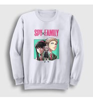 Presmono Unisex Beyaz Poster V3 Anime Spy X Family Sweatshirt 318768tt