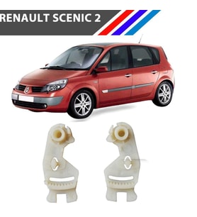 Renault Scenic 2 Kapı Kilit Motor Tamir Klipsi Sağ Sol Set